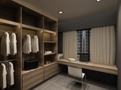 53. Walk in Wardrobe cum Study Area